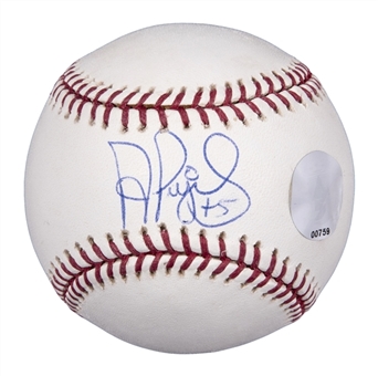 Albert Pujols Single Signed OML Selig Baseball (PSA/DNA)